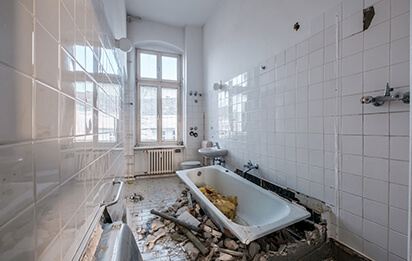 bathroom demo